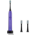 Sonic Electric Toothbrush For Adults Magnetic Charging Waterproof IPX7 Replacement Heads Set by DailySale
