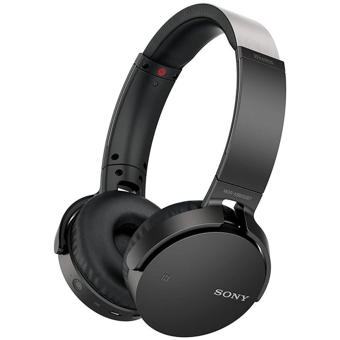Sony MDRXB650BT/B Extra Bass Bluetooth Headphones - Black (Refurbished) by DailySale