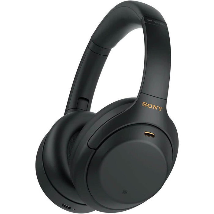 Sony WH-1000XM4 Wireless Premium Noise Canceling Overhead Headphones with Mic (Refurbished) by DailySale