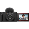 Sony ZV-1F Vlog Camera for Content Creators and Vloggers Black  (Refurbished)