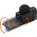 Sony ZV-1F Vlog Camera for Content Creators and Vloggers Black (Refurbished) by DailySale