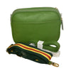 Sophia Full-Grain Leather Crossbody Bag – Double-Zip Travel & Everyday Purse