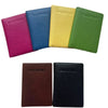 Sophia Full-Grain Leather Passport Cover with Card Slots & ID Window