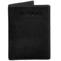 Sophia Full-Grain Leather Passport Cover with Card Slots & ID Window by MiamiLeathers.com