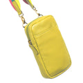 Sophia Full-Grain Leather Phone Crossbody Wallet Bag by MiamiLeathers.com