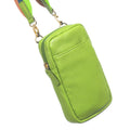 Sophia Full-Grain Leather Phone Crossbody Wallet Bag by MiamiLeathers.com
