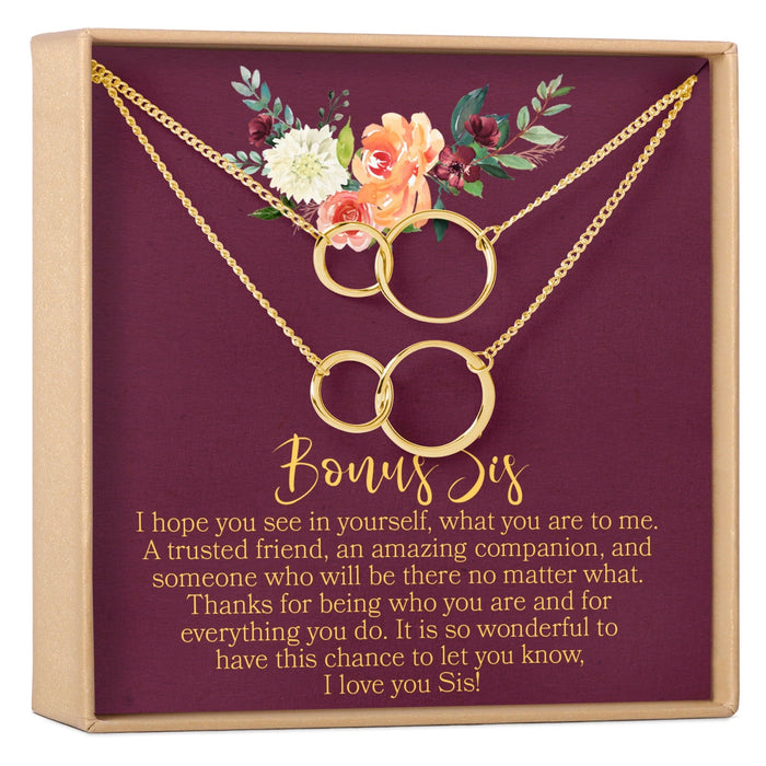 Soul Sisters Double Circles Necklace Set by Dear Ava