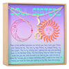 Soul Sisters Sun and Moon Pendants Necklace Set