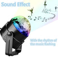 Sound Activated Rotating Disco Ball Party Lights Strobe Light by DailySale