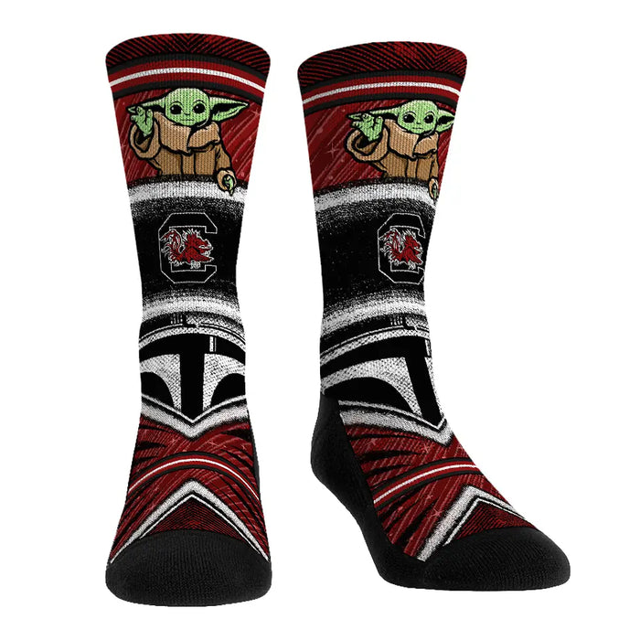 South Carolina Gamecocks - Star Wars - Grogu Intergalactic Fan by Rock 'Em Socks