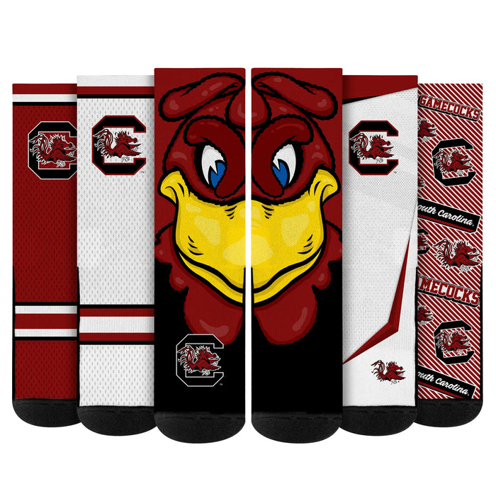 South Carolina Gamecocks - Super Fan Bundle 5-Pack by Rock 'Em Socks