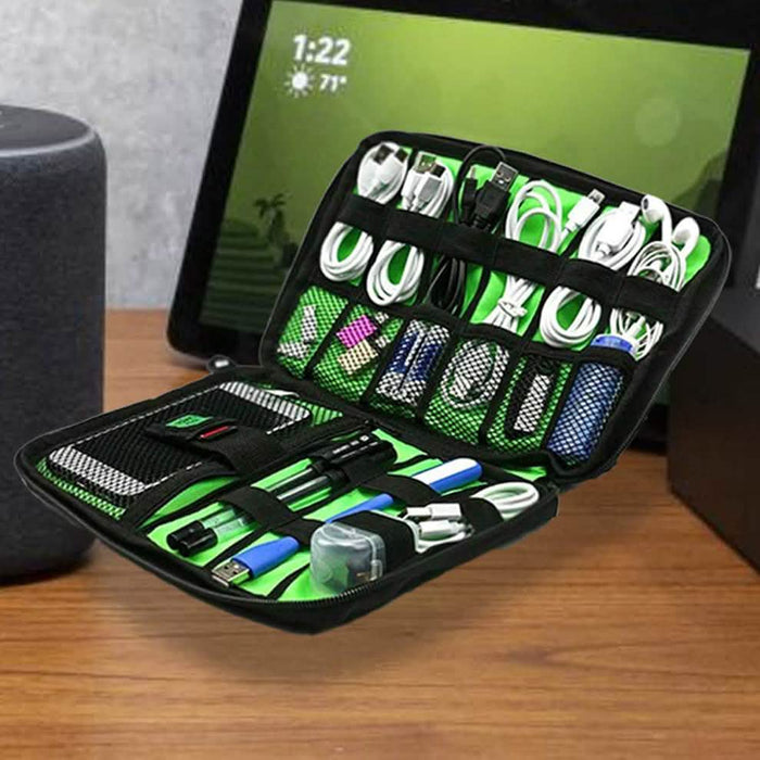 SpaceSaver Water-Resistant Organizer Travel Bag for Electronics Accessories by DailySale