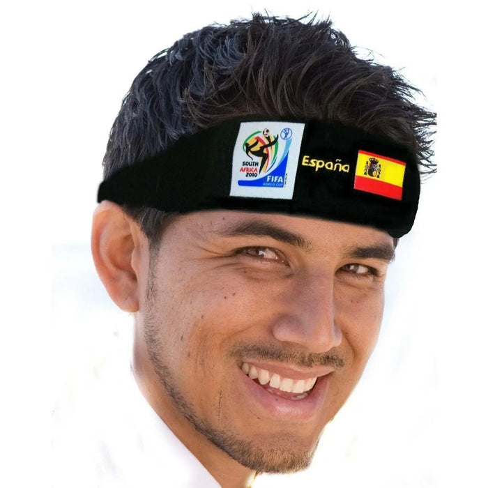Spain World Cup Soccer Headband 50-Count Case Pack – Official FIFA Licensed Retro Fan Gear by Price Is Right Miami