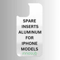White Spare Aluminum Inserts for Sublimation Cases Compatible with iPhone - All Models by INNOSUB USA