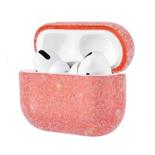 Red Glitter Case - Apple AirPods Pro (1st Generation) by Zerodamage Sahara Case LLC