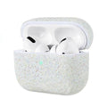 White Sparkle Case - Apple AirPods Pro (1st Generation) by Zerodamage Sahara Case LLC