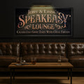Speakeasy Lounge Wall Sign by Tailored Canvases