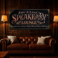 Speakeasy Lounge Wall Sign by Tailored Canvases