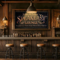 Speakeasy Lounge Wall Sign by Tailored Canvases