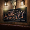 Speakeasy Lounge Wall Sign by Tailored Canvases