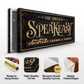 Speakeasy Personalized Bar Sign by Tailored Canvases