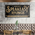 Speakeasy Personalized Bar Sign II by Tailored Canvases