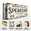 Speakeasy Sign V by Tailored Canvases
