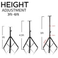 Speaker Tripod Stand Adjustable Height Heavy Duty Holder by DailySale