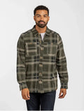 Spectral Shirt Jacket - Tea Leaf by Boutique 23
