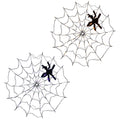 Spider Web Light with Hairy Spider 70LED Battery Powered Remote Control 8 Lighting Modes by DailySale