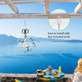 Spiral Spinner Solar Lights Wind Chime LED by DailySale