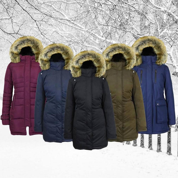 Spire By Galaxy Heavyweight Women's Parka with Hood by DailySale