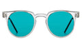 Spitfire Teddy Boy Sunglasses - Clear/Turquoise by Swell-O-Phonic