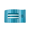 Splash Zone Large Flat Rectangle Hair Clip by TELETIES