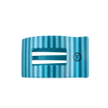 Splash Zone Medium Flat Rectangle Hair Clip by TELETIES
