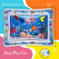 Splashin' Kids Inflatable Tummy Time Premium Water Mat Infants and Toddlers by DailySale