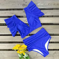 Sporlike Women Ruffle High Waist Swimsuit by DailySale