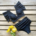 Sporlike Women Ruffle High Waist Swimsuit by DailySale