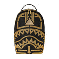Sprayground AI Tribal Gold Stars DLXSV Backpack B5449 by I-Max Fashions
