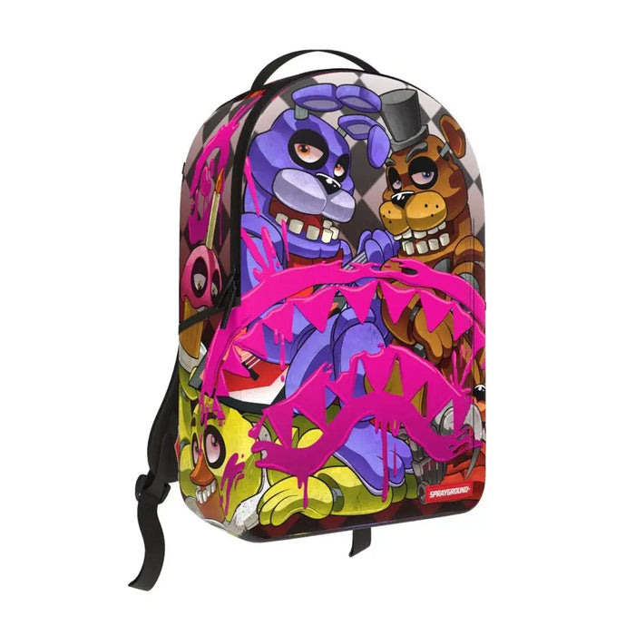 Sprayground 5 Nights at Freddy's Crammed DLXR Backpack B5947 by I-Max Fashions