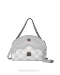 Sprayground Ai Stunna Cream Shark Handbag B5562 by I-Max Fashions