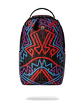 Sprayground Ai Tribal Pattern DLXSV Backpack B5924 by I-Max Fashions