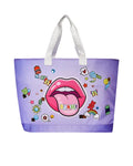 Sprayground Blah Lips Beach Tote T5587 by I-Max Fashions