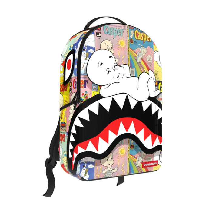 Sprayground Casper Magazine Art DLXSR Backpack B6077 by I-Max Fashions