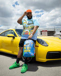 Sprayground Cookie Monster Me Get Dough Backpack B4691 by I-Max Fashions