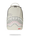 Sprayground Cream Check Shark Central DLXSV Backpack B7420
