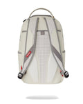 Sprayground Cream Check Shark Central DLXSV Backpack B7420 by I-Max Fashions