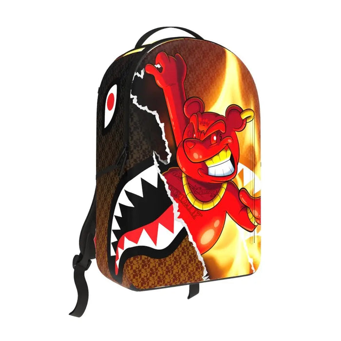 Sprayground Diablo Fire Tear DLXSV Backpack B7548 by I-Max Fashions