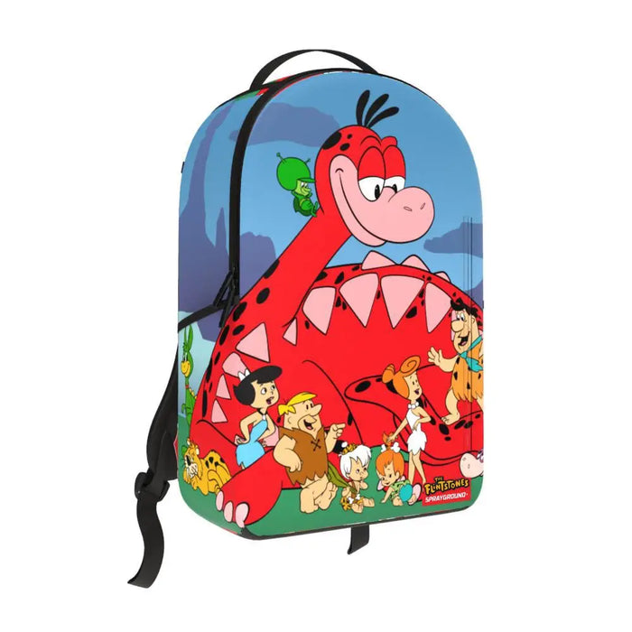 Sprayground Flintstones Dino Slide DLXR Backpack B7314 by I-Max Fashions