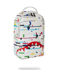 Sprayground Glitch White Check DLXVV Backpac B5465 by I-Max Fashions